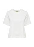 Cotton cream women's T-shirt TSHDT-0138-12(W25)