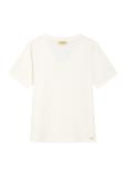 Cream basic women's T-shirt TSHDT-0120-0B(W26)