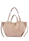 Beige large shopper bag TOREC-1201-1B(W26)