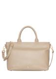 Beige large leather women's handbag TORES-1158-1B(Z26)