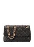 Black leather women's handbag with chain TORES-1110-99(W25)