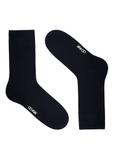 Long navy blue men's socks SKAMT-0019A-7D(Z26)
