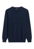 Navy blue cotton men's sweater SWEMT-0114A-7E(Z26)