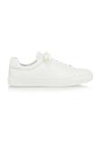 Cream leather women's sneakersBUTYD-1068-11(Z25)