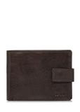 Leather clasp brown men's wallet PORMS-0606-89(W24)