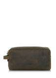 Men's khaki leather cosmetic bag TORMS-0322-51(W23)