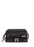 Black leather men's cosmetic bag VB-206A-99(KS)