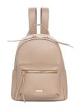 Beige small women's backpack TOREC-1256-1B(Z26)