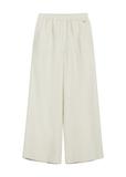 Light beige linen women's trousers SPODT-0124-1A(W26)