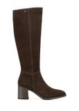 Brown suede high-heeled boots BUTYD-1100-89(Z25)