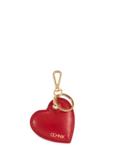 Heart-shaped leather keychain BRELOK-0218-42(Z25)