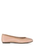 Beige leather ballerinas for women BUTYD-0713A-81(W23)