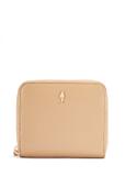 Beige leather women's wallet PORES-0972-81(Z25)
