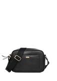 Black women's handbag with monogram TOREC-1290-9P(Z26)