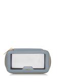Small blue transparent women's cosmetic bag TOREC-0901-61(W24)