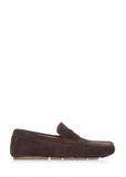 Brown leather men's moccasins BUTYM-0429-90(W24)