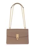 Beige women's handbag on a chain TOREC-1023-81(W25)