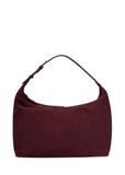 Burgundy suede handbag TORES-1404-4D(Z26)