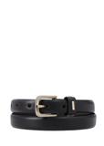 Black leather women's belt PASDS-0300-99(Z26)