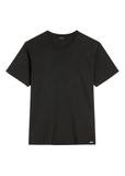 Men's black cotton T-shirt TSHMT-0140-99(W26)