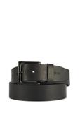 Black men's leather belt PASMS-0271-99(Z25)