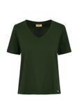 Dark green Women's basic T-shirt TSHDT-0120-55(W24)