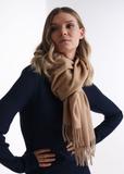 Women's woolen camel scarf SZADT-0092-1D(Z26)