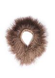 Brown natural fur scarf SZADF-0034-1K(Z26)