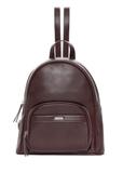 Burgundy women's backpack TOREC-1263-4D(Z26)