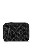 Black women's handbag with monogram TOREC-0522B-96(Z23)