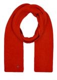 Orange women's scarf with a wool blend SZADT-0202-3C(Z26)