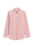 Men's pink checkered shirt KOSMT-0360-5B(W26)