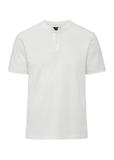 Men's white polo shirt POLMT-0061-12(W25)