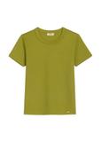 Olive cotton women's T-shirt TSHDT-0144-8E(Z26)
