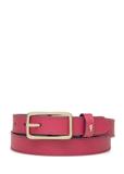 Women's fuchsia leather belt PASDS-0307-5E(W26)