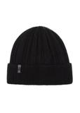 Classic black men's winter cap CZAMT-0069-99(Z24)