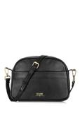 Women's black leather shoulder bag TORES-0806B-99(Z24)