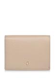 Beige leather women's wallet with RFID protection PORES-0807RFID-82(W24)