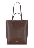 Brown women's shopper bag TOREC-0907-89(W24)