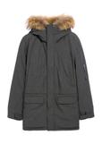 Men's winter jacket in graphite color KURMT-0395-95(Z25)