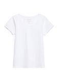 White women's basic T-shirt TSHDT-0111-11(KS)