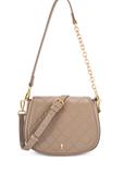 Beige women's messenger bag TOREC-1179-1P(W26)