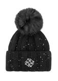 Black women's nylon hat CZADT-0215-99(Z25)