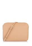 Beige women's handbag with strap TOREC-0522B-81(Z23)