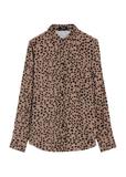 Dark beige women's shirt KOSDT-0173-24(Z25)