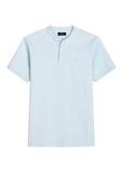 Light blue men's polo shirt POLMT-0095-7A(W26)
