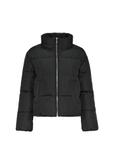 Short black women's jacket KURDT-0601-99(Z25)