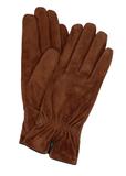 Women's camel suede gloves REKDS-0108-1D(Z26)