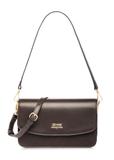Brown women's handbag made of imitation leather TOREC-1081-1H(W26)
