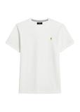Cream cotton men's t-shirt TSHMT-0136-0B(W26)
